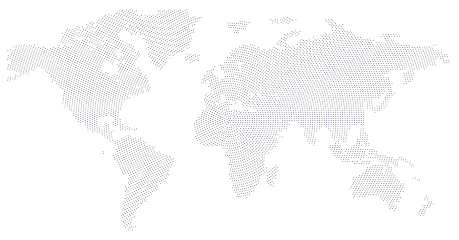 World Map showing data center locations